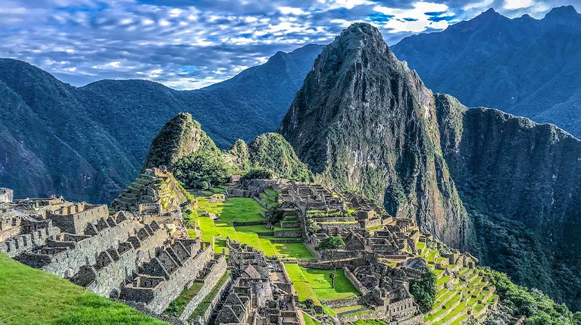 Machu Picchu, em Aguas Calientes, no Peru