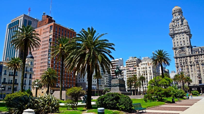 Plaza Independencia em Santiago do Chile