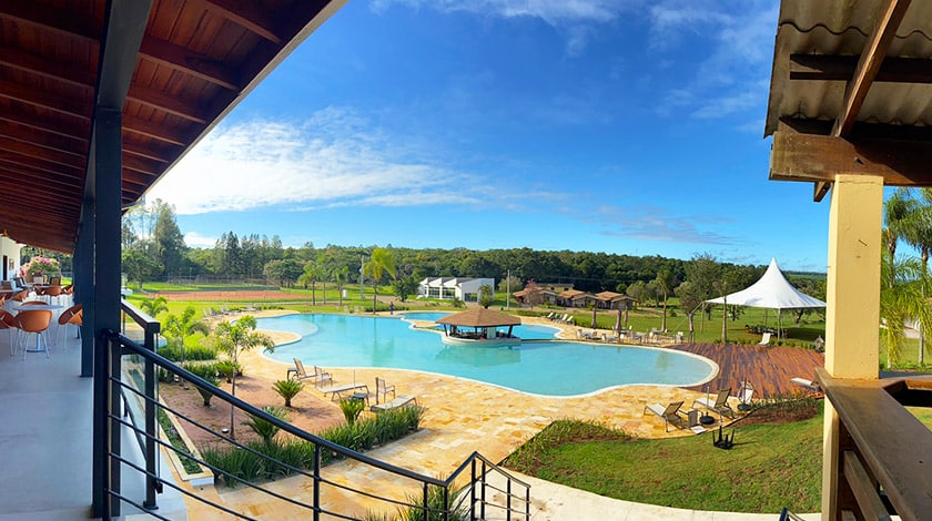 Vale das Águas Fazenda Resort, em Águas de Santa Bárbara.