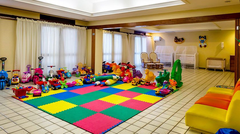 Clube infantil no Summerville Beach Resort.