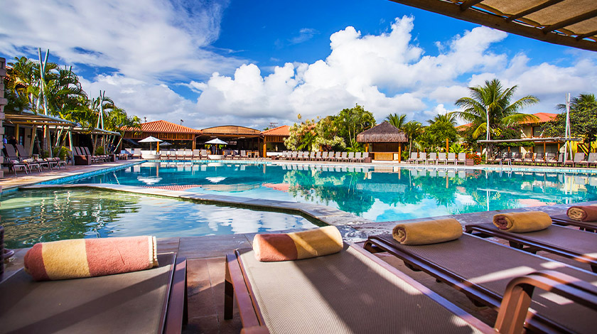 Piscina do La Torre Resort, em Porto Seguro.